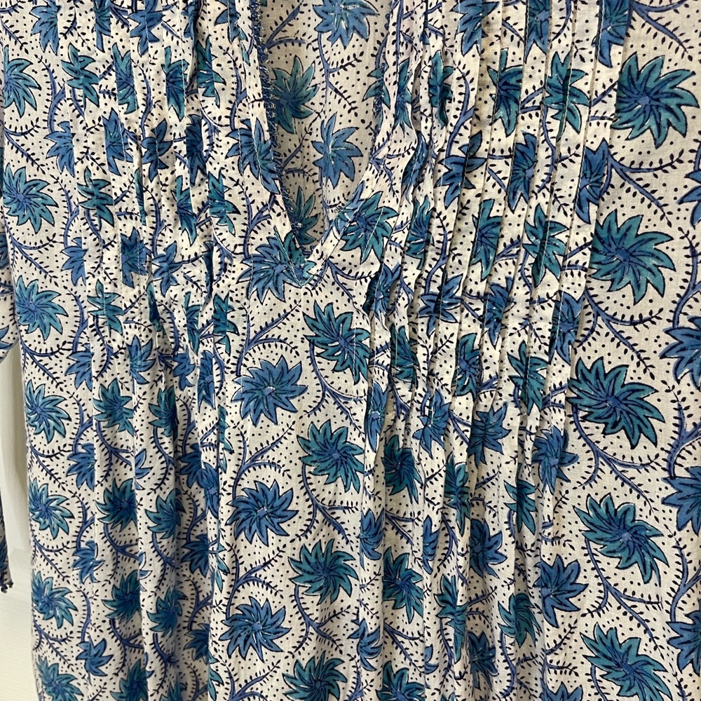 Roberta Roller Rabbit Pattern Beaded Blouse - image 6